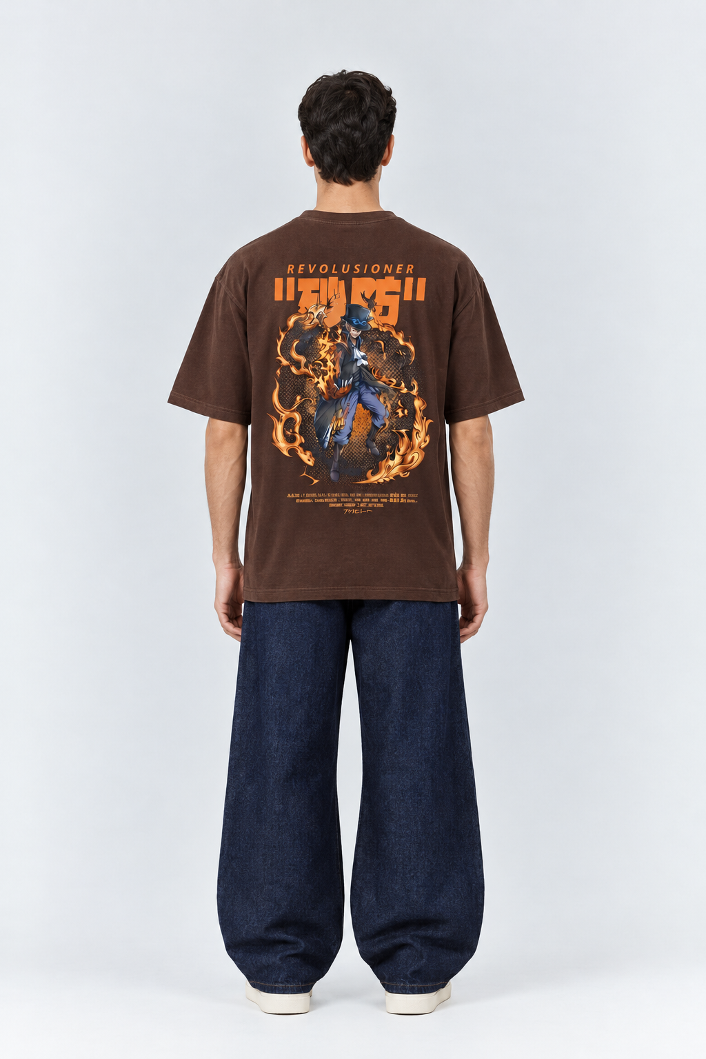 One Piece Sabo T-Shirt Neon Crix