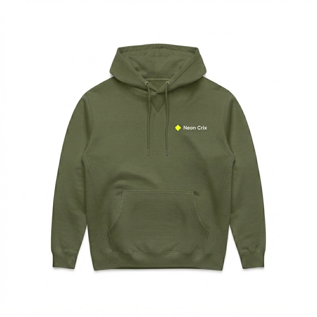 Neon Crix Plain Oversized Hoodies Neon Crix