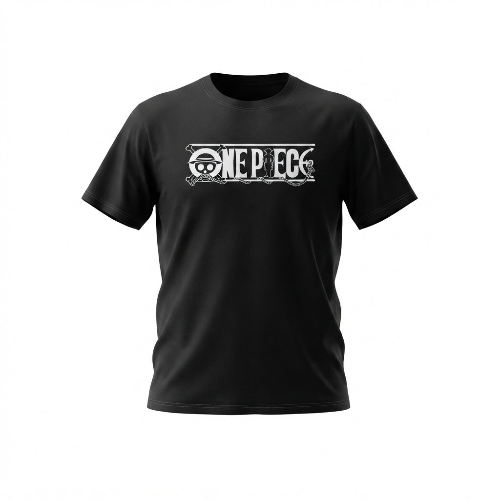 One Piece Marshall D. Teach Blackbeard Kurohige Black Graphic Streetwear T-Shirt Anime clothing mania