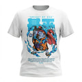 One Piece Jinbe "Knight of the Sea" White Graphic T-Shirt (Plain Back) animeclothingmania