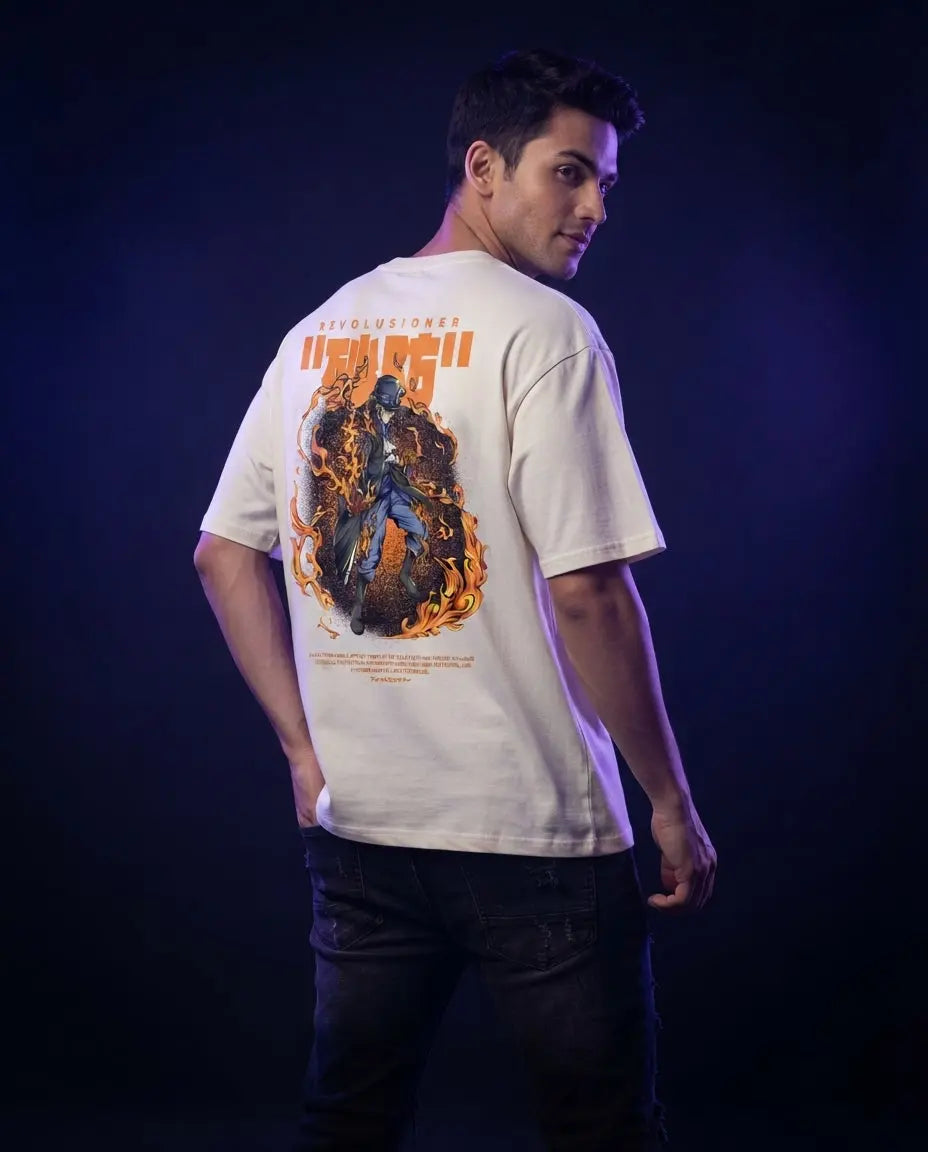 One Piece Sabo Revolutionary Army Anime Streetwear T-Shirt animeclothingmania
