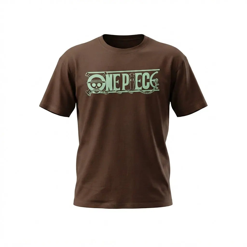 One Piece Monkey D. Dragon Revolutionary Army Brown Graphic Streetwear T-Shirt Anime clothing mania