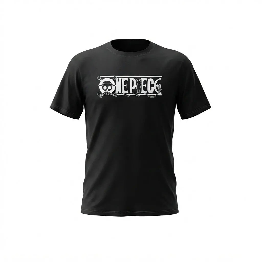 One Piece Monkey D. Luffy Gear 5 Awakened Black Graphic Streetwear T-Shirt Anime clothing mania