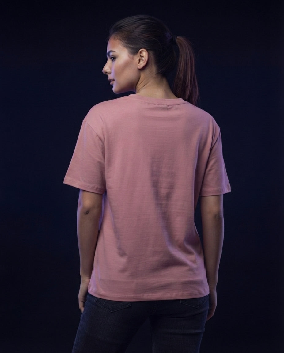 Nezuko Kamado T-Shirt – Demon Slayer Mauve Pink Graphic Streetwear Tee Anime clothing mania