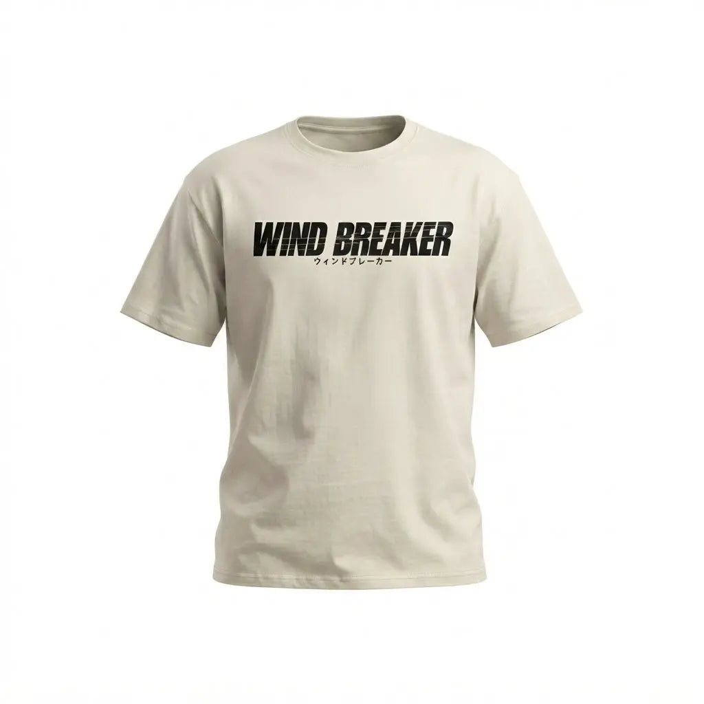 Wind Breaker Sakura Haruka Off-White Graphic Streetwear T-Shirt Anime clothing mania