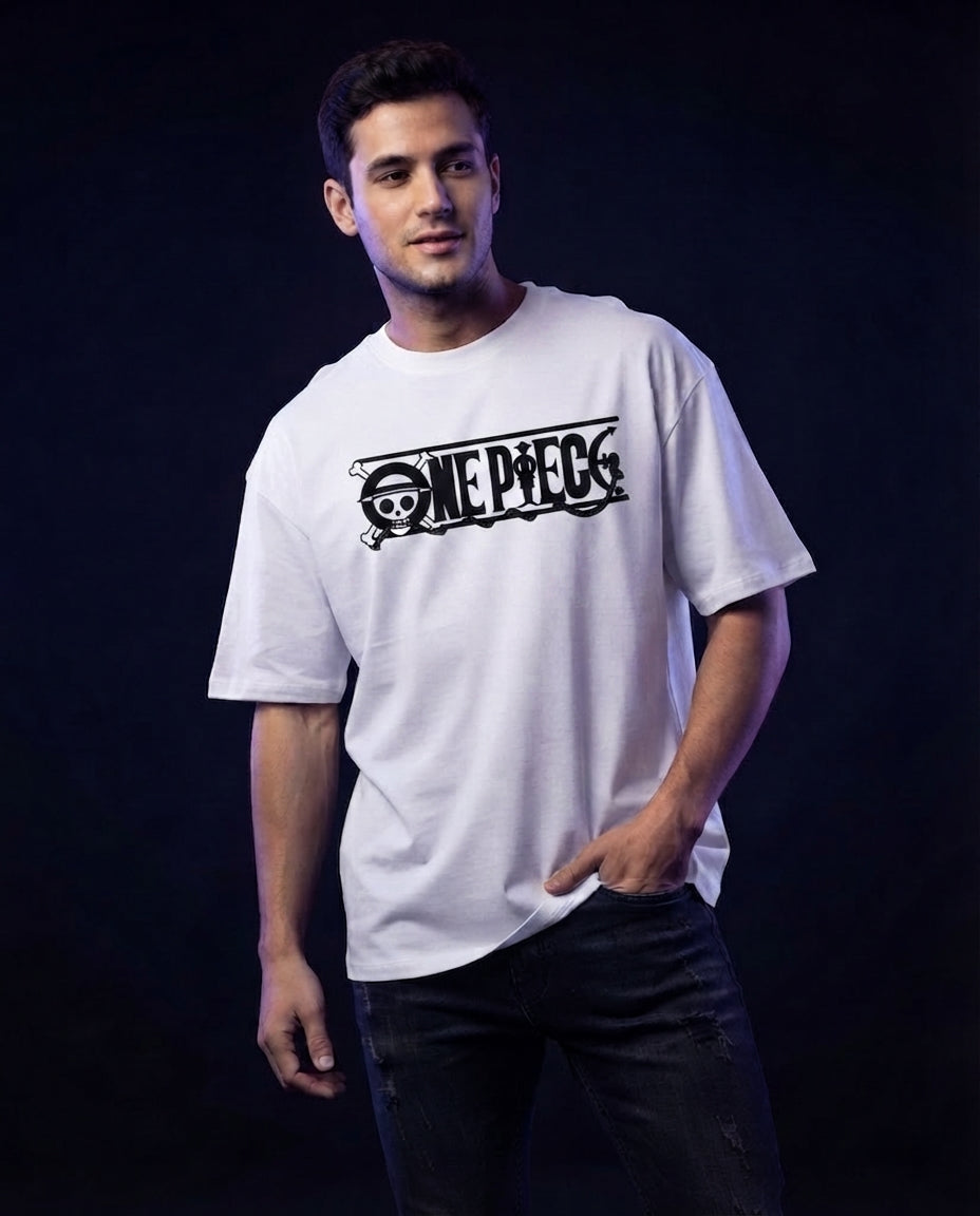 One Piece Trafalgar D. Water Law Surgeon of Death White Graphic Streetwear T-Shirt Anime clothing mania