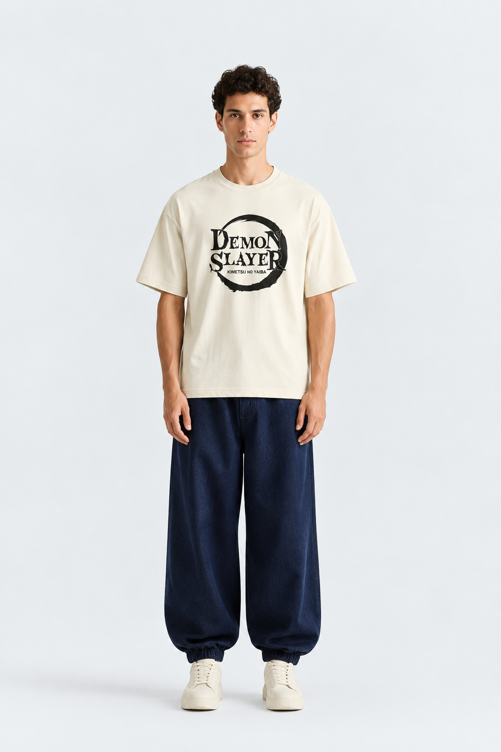 Hashira Ensemble Cream T-Shirt Neon Crix