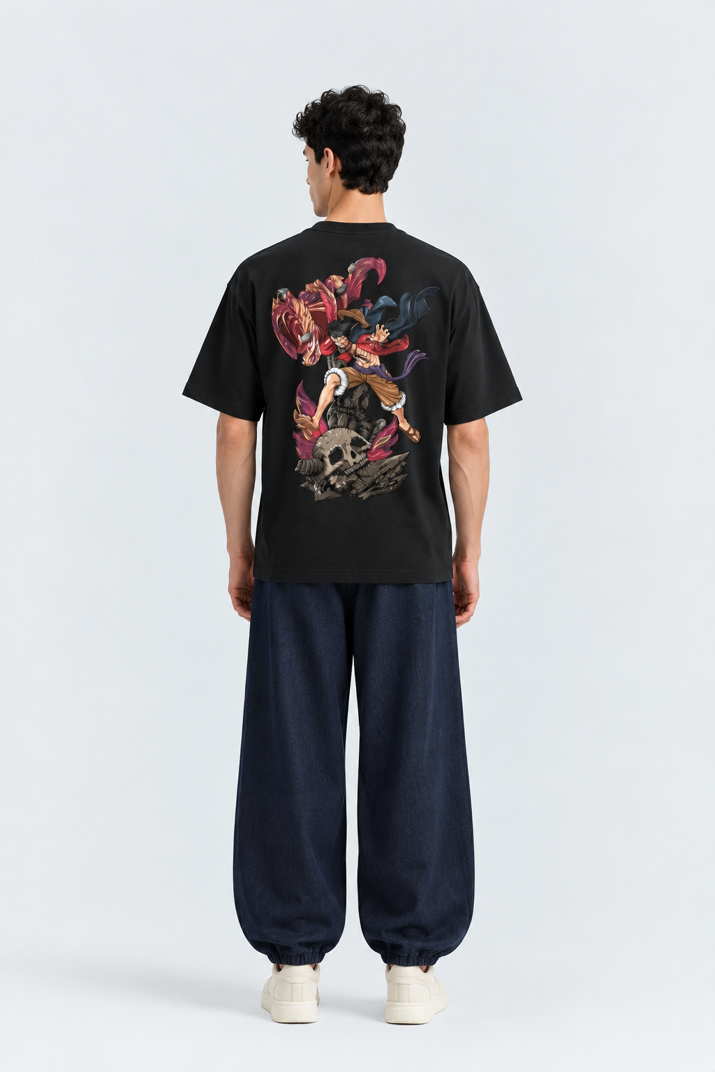 Luffy Gear 4 Black T-Shirt Neon Crix