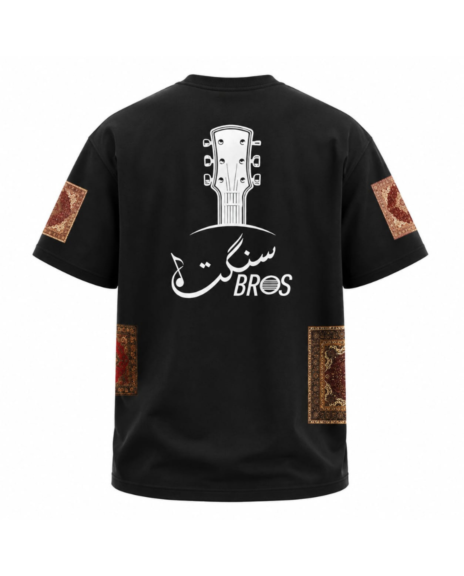 Sangeet Bros Cultural & Music Black Graphic T-Shirt Anime clothing mania