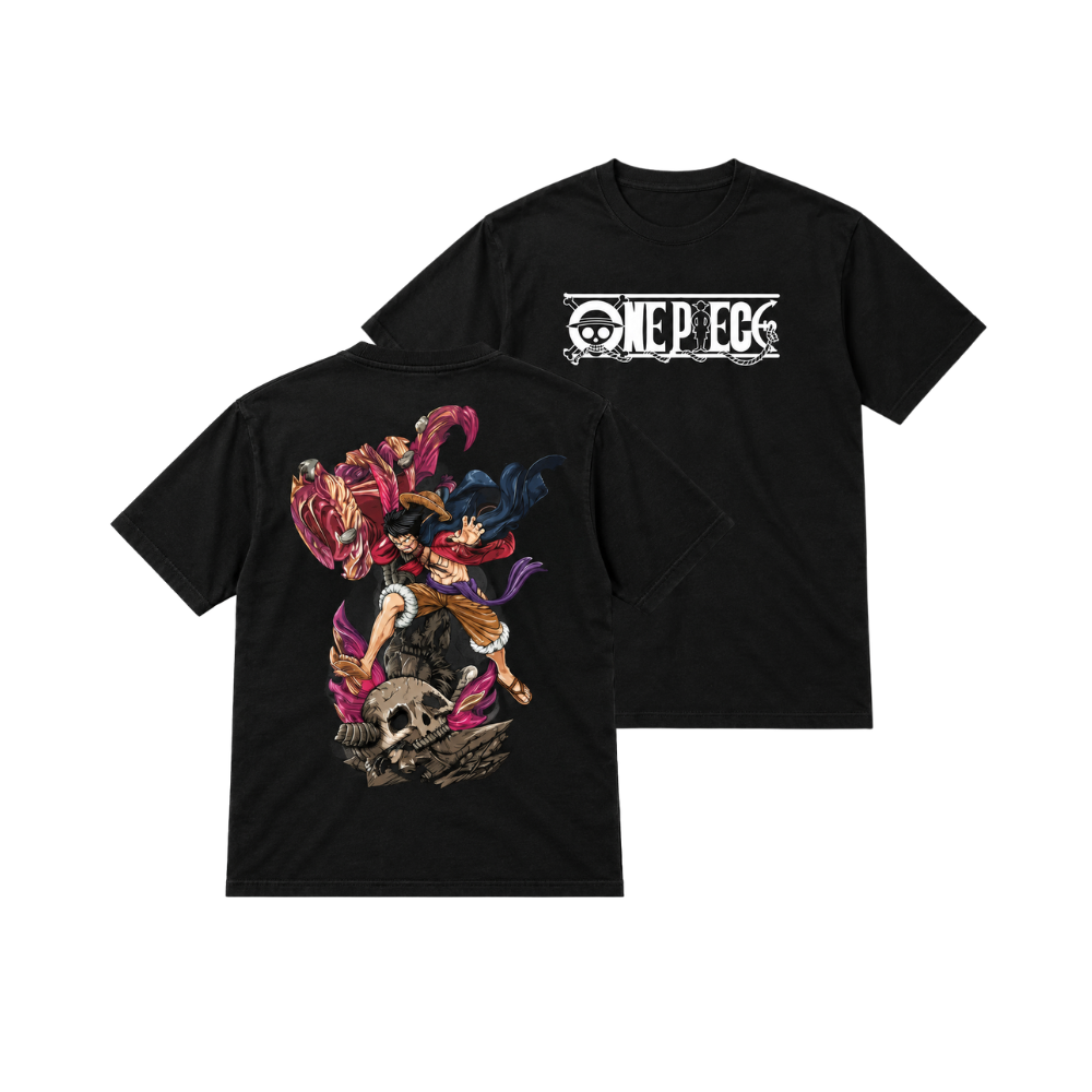 Luffy Gear 4 Black T-Shirt Neon Crix